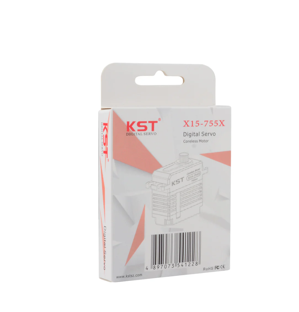 KST X15-755X Coreless Mini Digital Metal Gear Tail Servo 10.2Kgf.cm 0.04sec for RC Helicopters - Unmanned RC