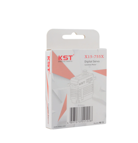 KST X15-755X Coreless Mini Digital Metal Gear Tail Servo 10.2Kgf.cm 0.04sec for RC Helicopters - Unmanned RC