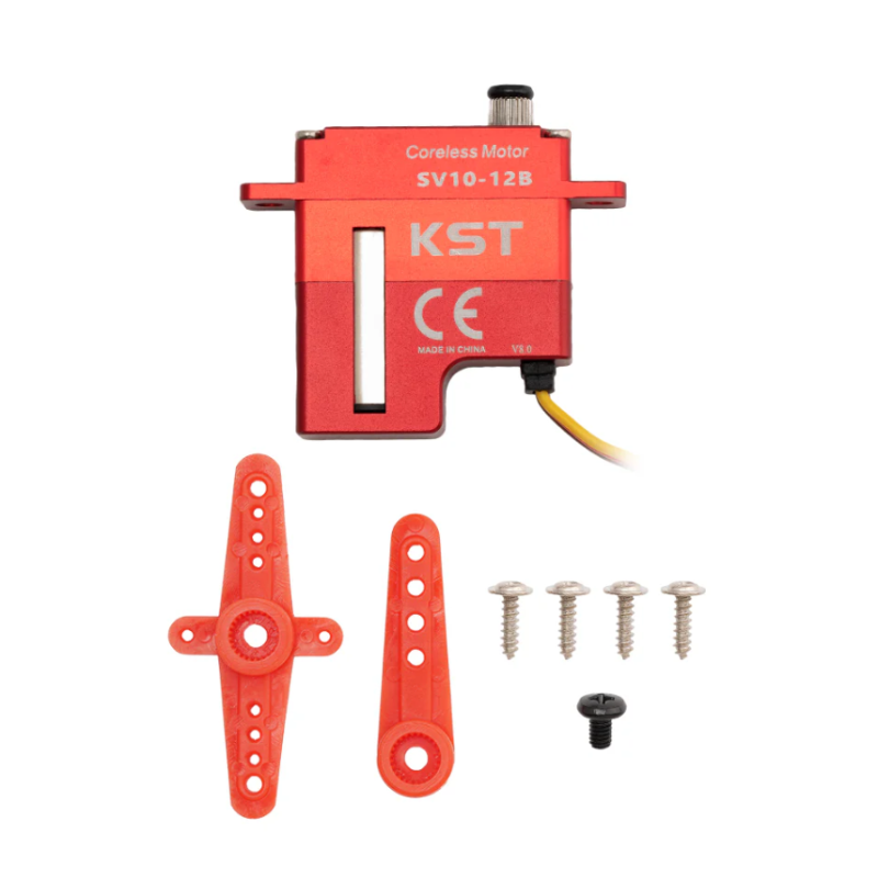 KST SV10-12A & SV10-12B Super High Voltage 14.0Kgf.cm 0.10sec/60° Wing Servo for RC Gliders, and Industrial UAVs - Unmanned RC