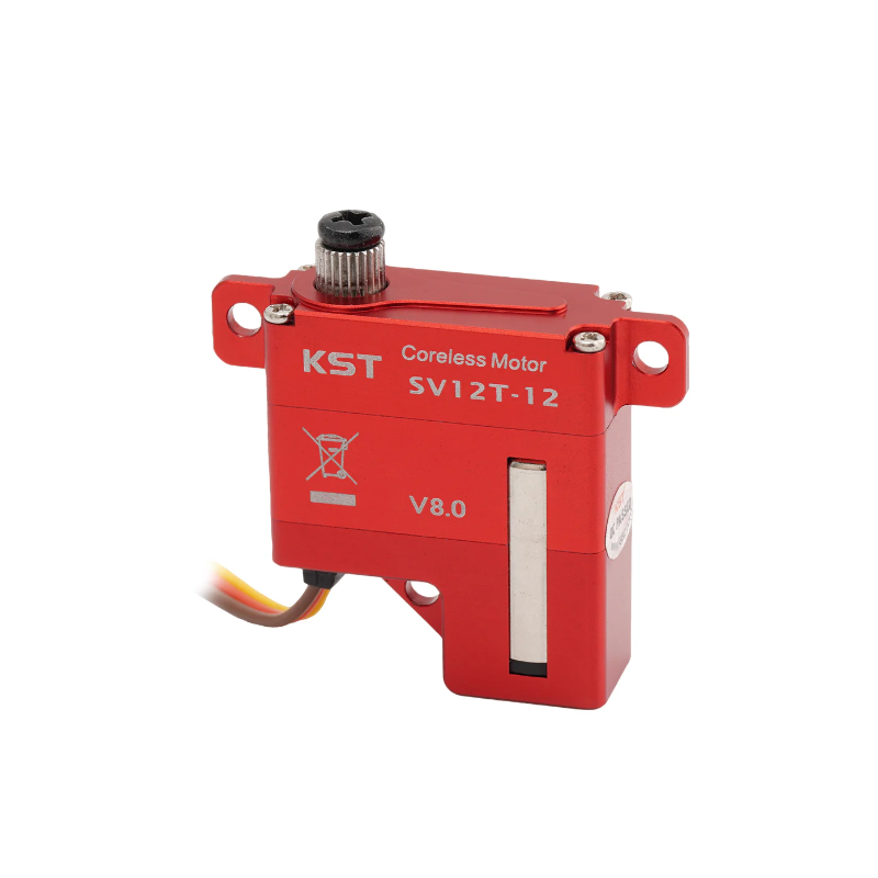 KST SV12T-12 & SV12S-12 Super High Voltage 12V Wing Servo for RC Gliders, RC Jets, and Industrial applications & UAVs - Unmanned RC