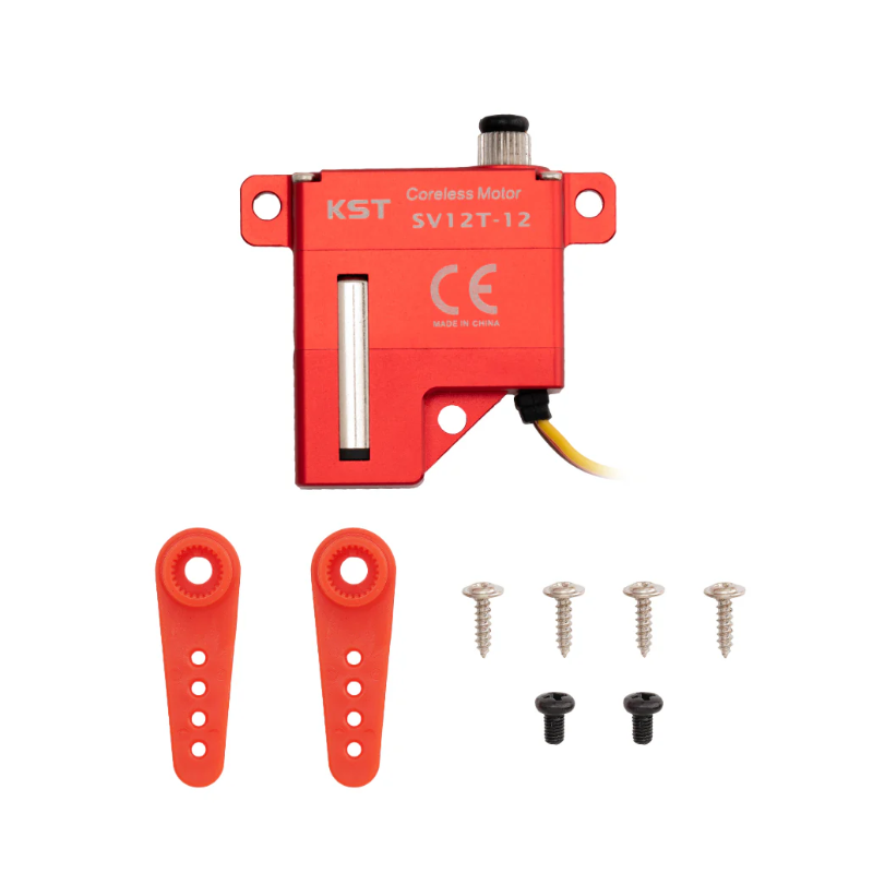 KST SV12T-12 & SV12S-12 Super High Voltage 12V Wing Servo for RC Gliders, RC Jets, and Industrial applications & UAVs - Unmanned RC