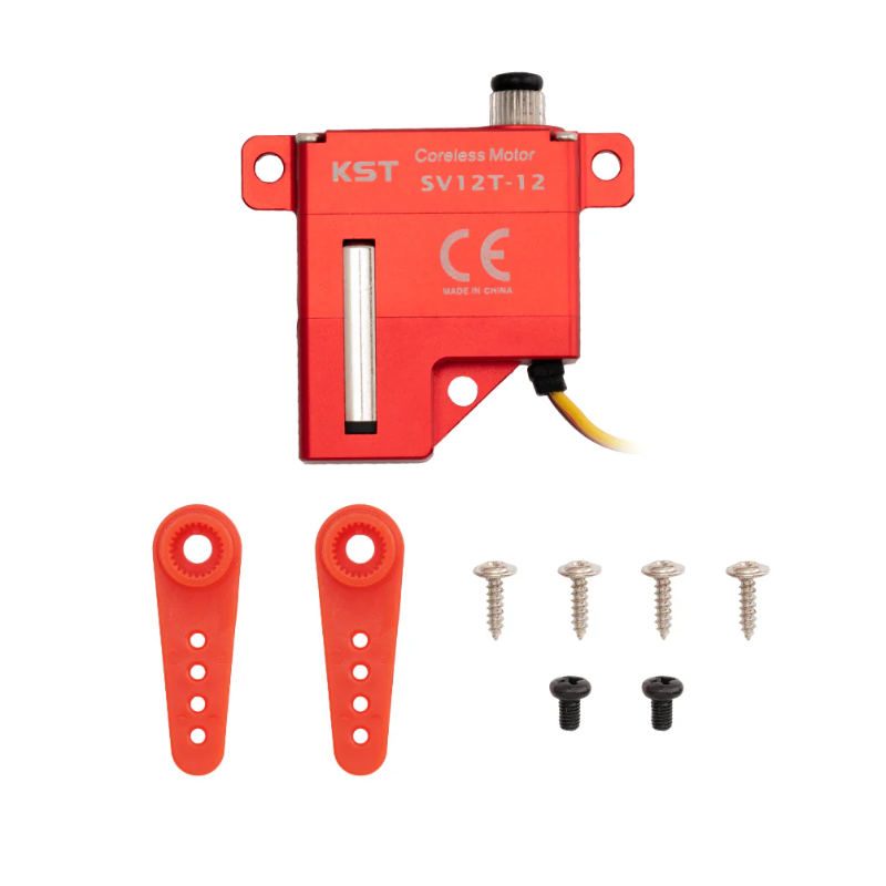 KST SV12T-12 & SV12S-12 Super High Voltage 12V Wing Servo for RC Gliders, RC Jets, and Industrial applications & UAVs - Unmanned RC