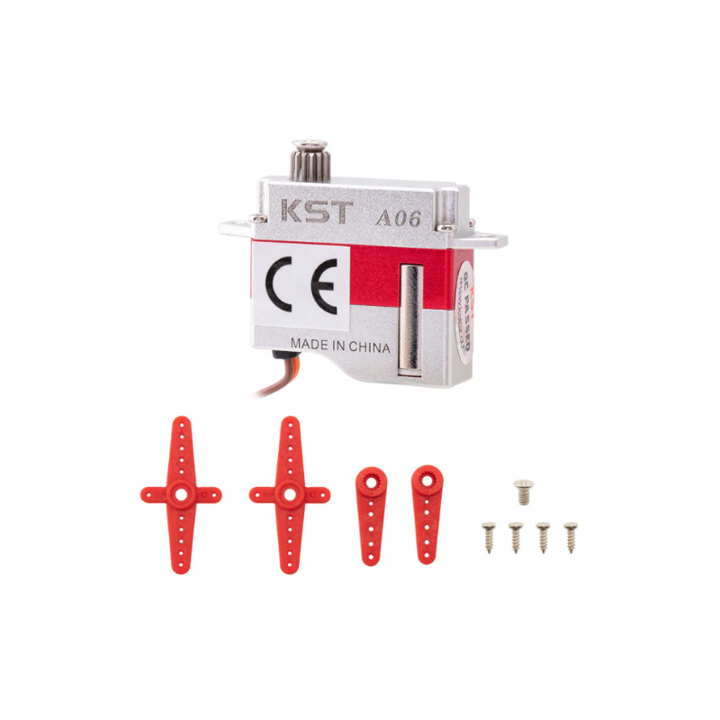 KST [Pre-order]A06/A06H/A06N V6.0 Micro Coreless Digital 1.4Kgf.cm 0.11sec Dual Bearing Servo for F3K Gliders - Unmanned RC