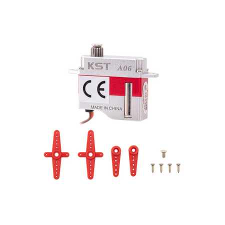 KST [Pre-order]A06/A06H/A06N V6.0 Micro Coreless Digital 1.4Kgf.cm 0.11sec Dual Bearing Servo for F3K Gliders - Unmanned RC