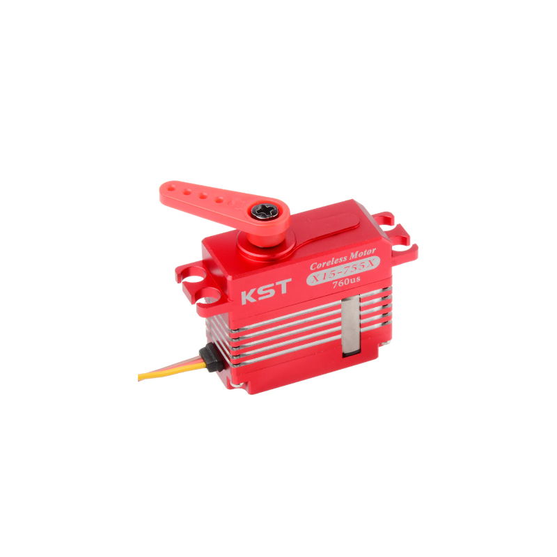 KST X15-755X Coreless Mini Digital Metal Gear Tail Servo 10.2Kgf.cm 0.04sec for RC Helicopters - Unmanned RC