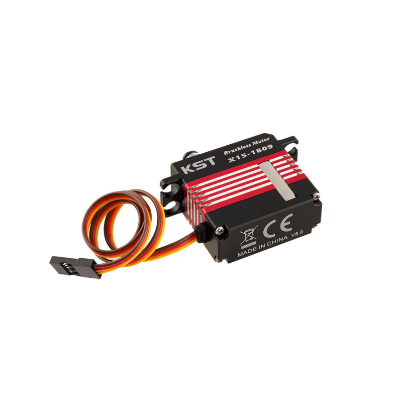 KST X15-1809 V8.0 Brushless HV Mini Swash Plate Cyclic Servo 24Kgf.cm 0.07sec for RC Helicopters - Unmanned RC