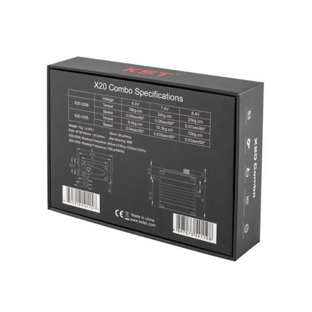 KST X20 Combo Brushless Servos - X20-2208 + X20-1035 Combo Set for RC Helicopter - Unmanned RC