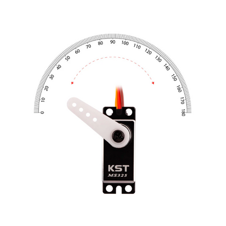 KST MS325 HV Coreless Micro Contactless Magnetic Sensors Servo 5.2Kgf.cm 0.07sec for RC Helicopters - Unmanned RC