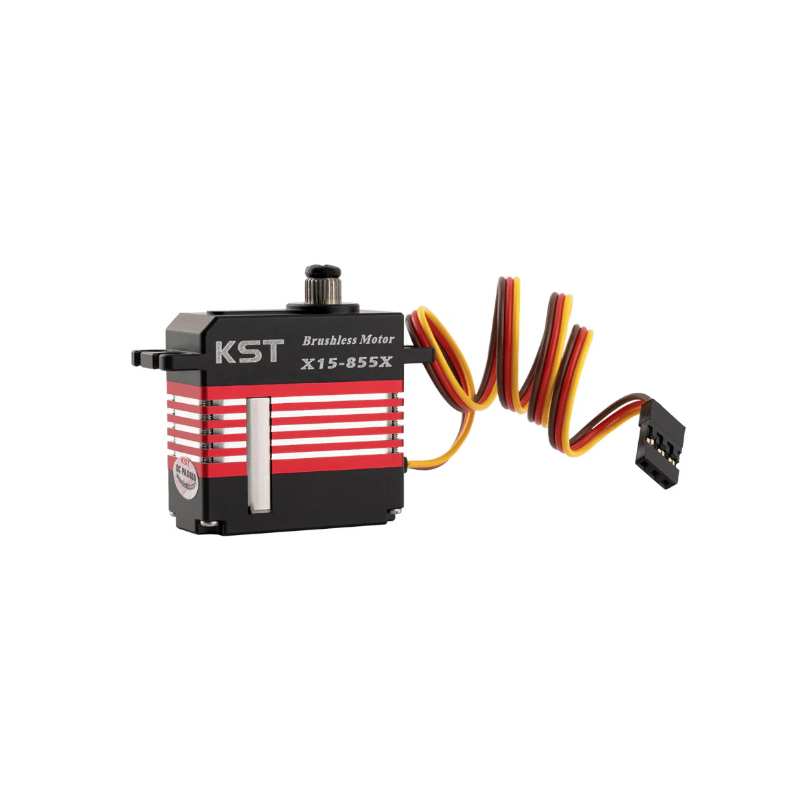 KST X15-855X HV Mini Digital Metal Gear Brushless Tail Servo 15Kgf.cm 0.05sec for RC Helicopters - Unmanned RC