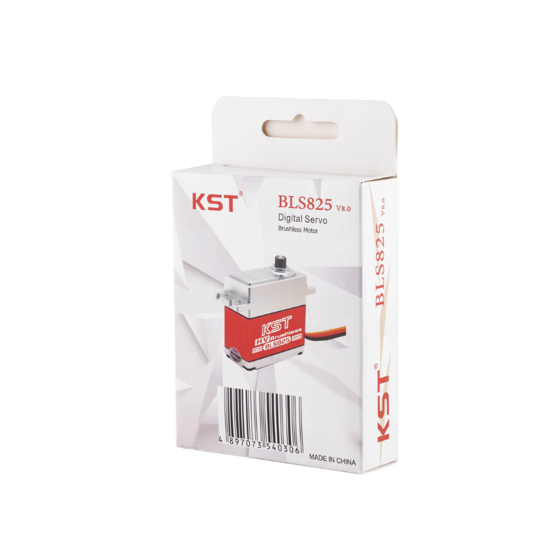 KST BLS825 V8.0 Brushless HV Metal Case Servo 35kg.cm 0.11sec/60° for 550-700 Class Helicopters - Unmanned RC