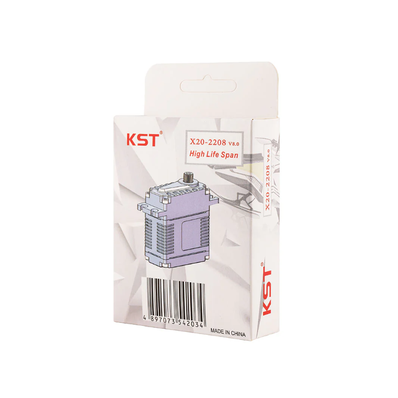KST X20-2208 V8.0 Brushless HV Metal 6BB Servo 25Kgf.cm 0.07sec for RC Helicopter - Unmanned RC
