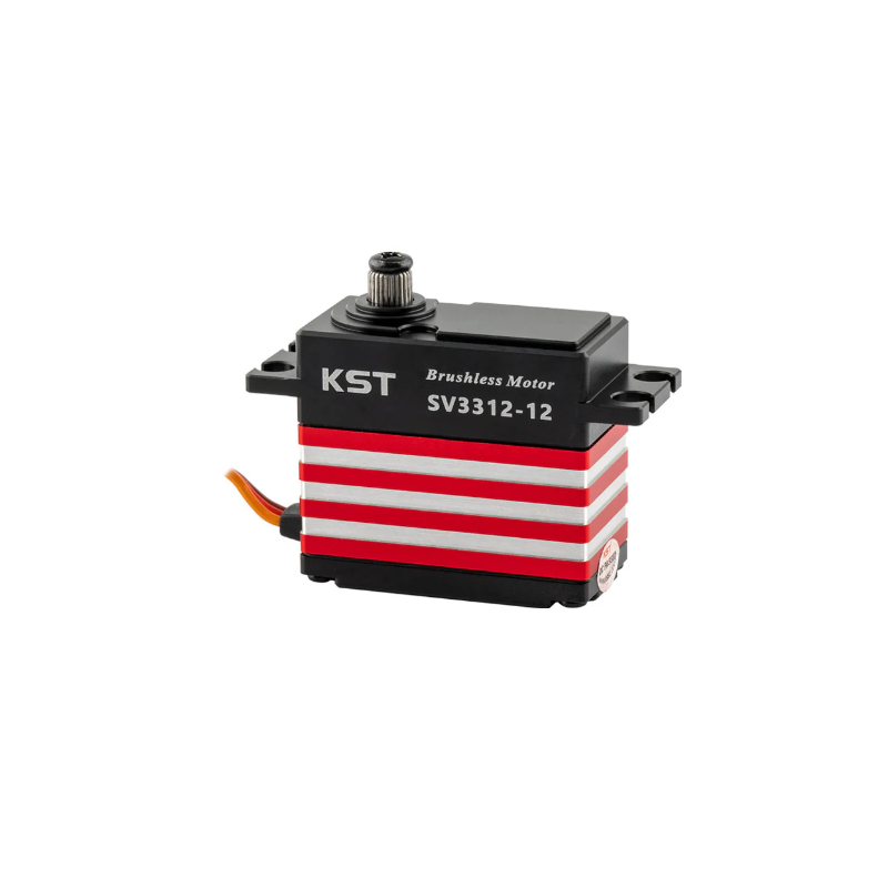 KST SV3312-12 HV Brushless Metal Gear 38Kgf.cm 0.10sec Digital Servo for 700-800 Class RC Heli & Large Scale RC Planes - Unmanned RC