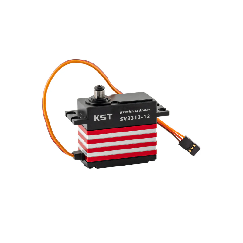 KST SV3312-12 HV Brushless Metal Gear 38Kgf.cm 0.10sec Digital Servo for 700-800 Class RC Heli & Large Scale RC Planes - Unmanned RC