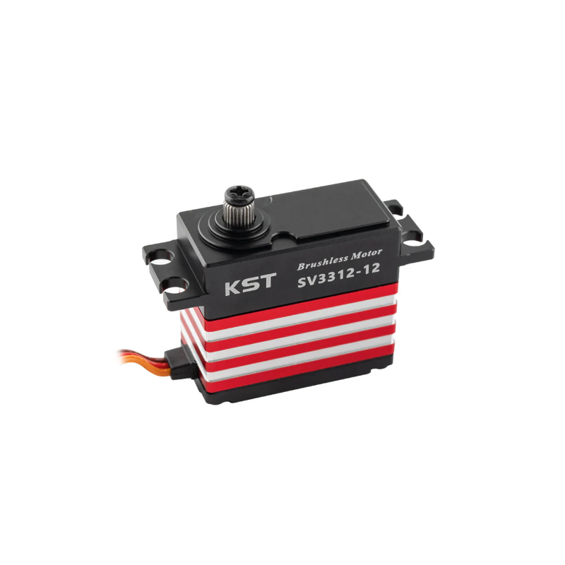 KST SV3312-12 HV Brushless Metal Gear 38Kgf.cm 0.10sec Digital Servo for 700-800 Class RC Heli & Large Scale RC Planes - Unmanned RC