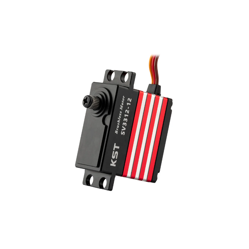 KST SV3312-12 HV Brushless Metal Gear 38Kgf.cm 0.10sec Digital Servo for 700-800 Class RC Heli & Large Scale RC Planes - Unmanned RC