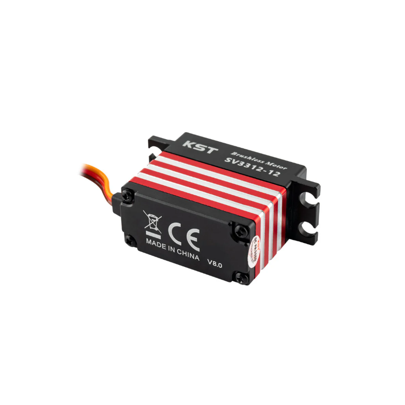 KST SV3312-12 HV Brushless Metal Gear 38Kgf.cm 0.10sec Digital Servo for 700-800 Class RC Heli & Large Scale RC Planes - Unmanned RC