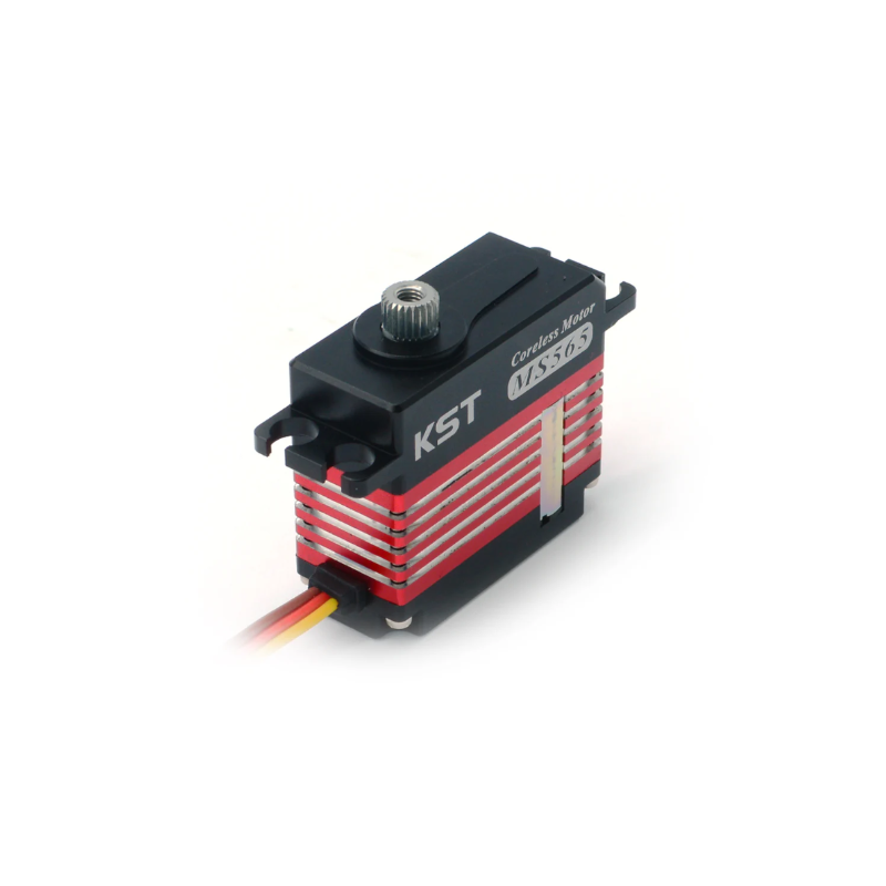 KST MS565 HV Contactless Hall Sensors Coreless Tail Servo 6.5Kgf.cm 0.035sec for 450-550 Class RC Helicopters - Unmanned RC