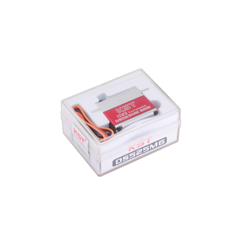 KST DS525MG 8.4V HV Digital Metal Gear Servo 7.5Kgf.cm 0.04sec for 550-700 Class Helicopters - Unmanned RC