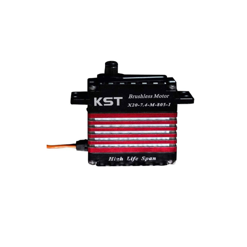 KST X20-7.4-M-805 HV Brushless HLS Tail Servo 12Kgf.cm 0.030sec for 700-800 Class RC Helicopters - Unmanned RC