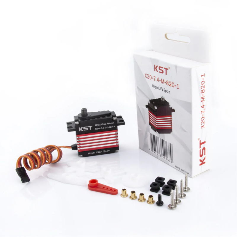 KST X20-7.4-M-820 Brushless HLS 6BB Servo 30Kgf.cm 0.09sec for RC Helicopters - Unmanned RC
