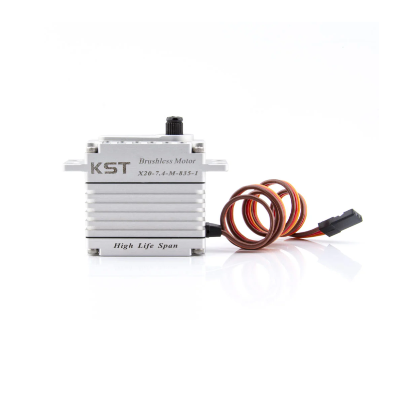 KST X20-7.4-M-835 HV Brushless 6BB HLS Servo 40Kgf.cm 0.13sec for RC Helicopters - Unmanned RC