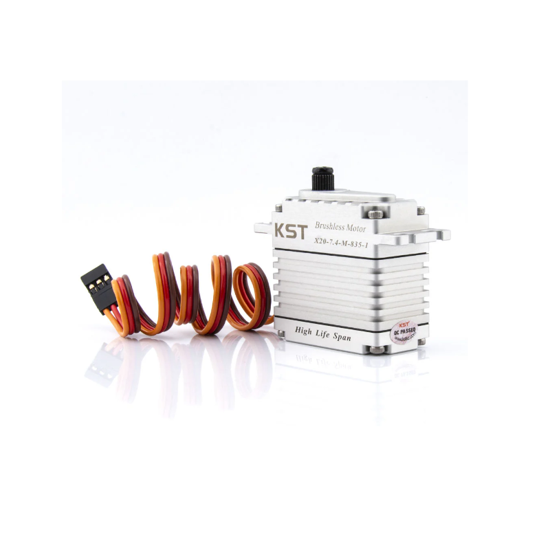 KST X20-7.4-M-835 HV Brushless 6BB HLS Servo 40Kgf.cm 0.13sec for RC Helicopters - Unmanned RC