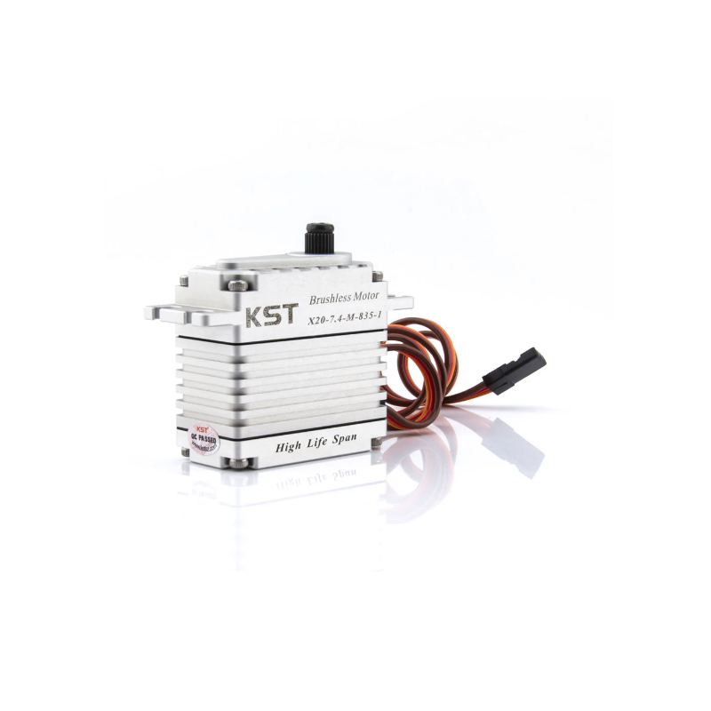 KST X20-7.4-M-835 HV Brushless 6BB HLS Servo 40Kgf.cm 0.13sec for RC Helicopters - Unmanned RC