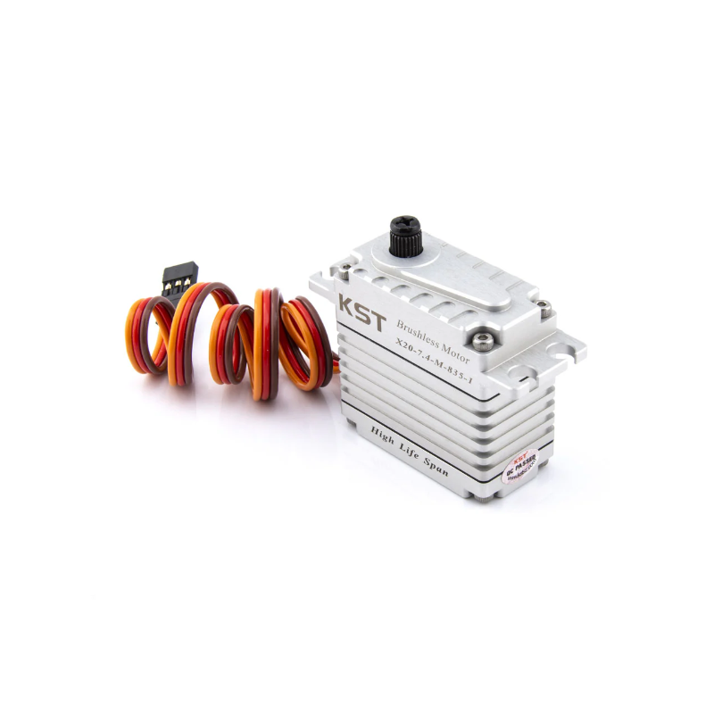 KST X20-7.4-M-835 HV Brushless 6BB HLS Servo 40Kgf.cm 0.13sec for RC Helicopters - Unmanned RC