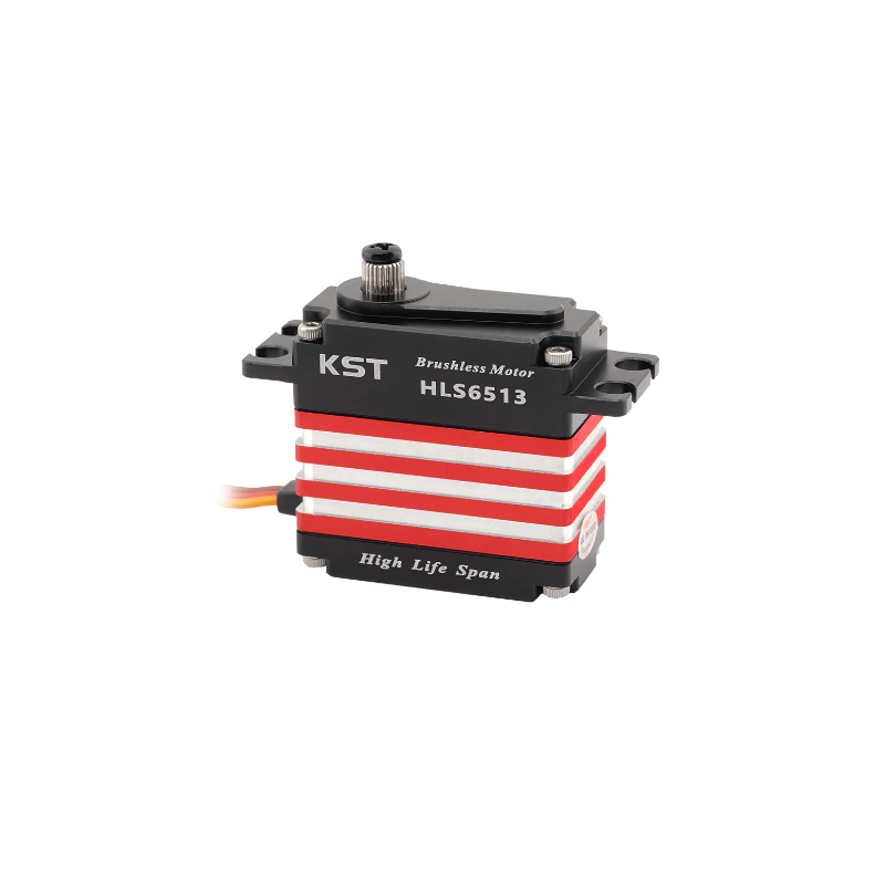 KST HLS6513 HV Standard 4-Pole Brushless Digital Metal Gear 6BB Servo with Contactless Hall Sensors – 70.0 Kgf.cm Torque, 0.11 Sec Speed for 700-800 Class RC Helicopters & Large-Scale RC Airplanes - Unmanned RC