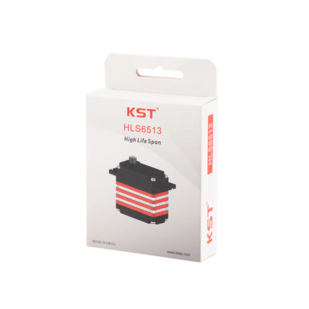 KST HLS6513 HV Standard 4-Pole Brushless Digital Metal Gear 6BB Servo with Contactless Hall Sensors – 70.0 Kgf.cm Torque, 0.11 Sec Speed for 700-800 Class RC Helicopters & Large-Scale RC Airplanes - Unmanned RC