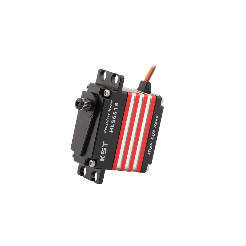 KST HLS6513 HV Standard 4-Pole Brushless Digital Metal Gear 6BB Servo with Contactless Hall Sensors – 70.0 Kgf.cm Torque, 0.11 Sec Speed for 700-800 Class RC Helicopters & Large-Scale RC Airplanes - Unmanned RC