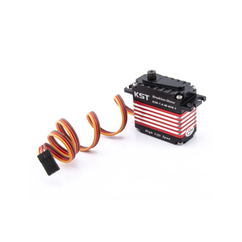 KST X20-7.4-M-830 HV Brushless HLS 6BB Servo 38Kgf.cm 0.13sec for RC Helicopters - Unmanned RC