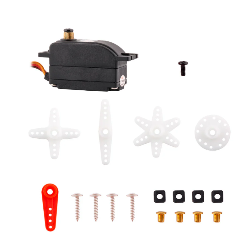 KST CM653 Low Profile Coreless DC Motor Metal Gear Servos IP65 Waterproof 18Kgf.cm 0.08sec for 1/10th Scale Trucks, Rock Crawlers, Drift & Touring Cars - Unmanned RC