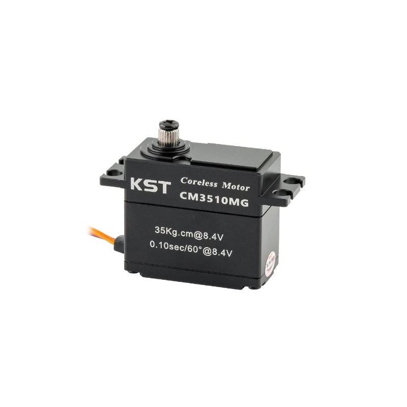 KST CM3510MG Coreless DC Motor Metal Gear Servos IP65 Waterproof 35Kgf.cm 0.10sec for 1/10 Scale RC Rock Crawler and 1/7th 1/8th Scale RC Monster Truck & Buggy - Unmanned RC