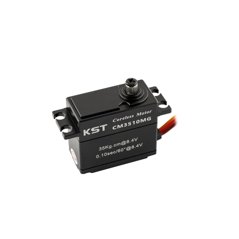 KST CM3510MG Coreless DC Motor Metal Gear Servos IP65 Waterproof 35Kgf.cm 0.10sec for 1/10 Scale RC Rock Crawler and 1/7th 1/8th Scale RC Monster Truck & Buggy - Unmanned RC