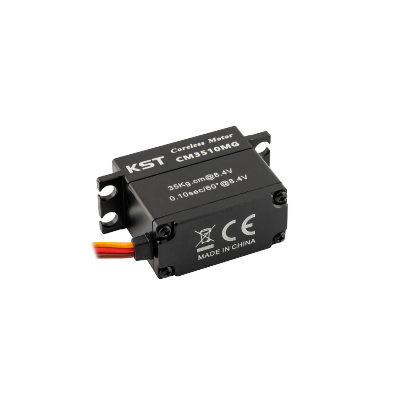 KST CM3510MG Coreless DC Motor Metal Gear Servos IP65 Waterproof 35Kgf.cm 0.10sec for 1/10 Scale RC Rock Crawler and 1/7th 1/8th Scale RC Monster Truck & Buggy - Unmanned RC