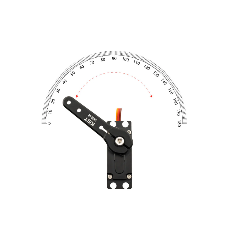 KST SV6010-12 HV Brushless Metal Gear 70Kgf.cm 0.09sec Digital Servo for Large Scale RC Cars & RC Planes - Unmanned RC