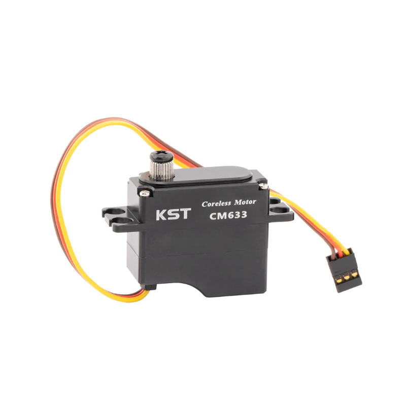 KST CM633 Mini Digital Coreless DC Motor Metal Gear Servo 15.0Kgf.cm 0.08sec for Small Scale RC Cars & RC Aerobatics Planes - Unmanned RC