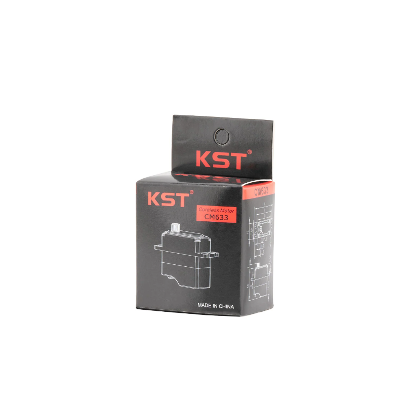 KST CM633 Mini Digital Coreless DC Motor Metal Gear Servo 15.0Kgf.cm 0.08sec for Small Scale RC Cars & RC Aerobatics Planes - Unmanned RC