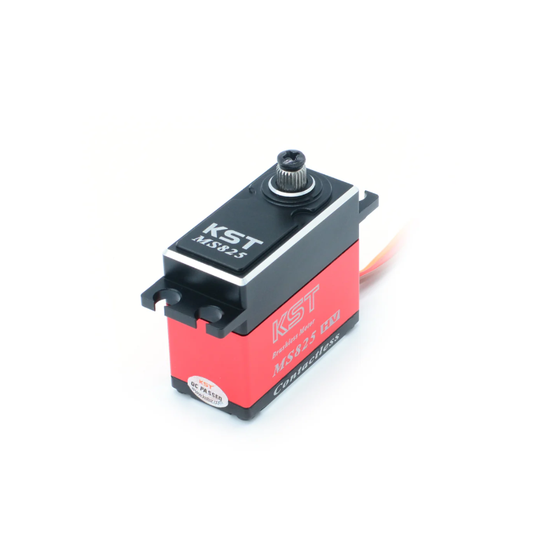 KST MS825 V8.0 HV Contactless Hall Sensors Brushless Servo 35Kgf.cm 0.11sec for Large Scale RC Planes - Unmanned RC