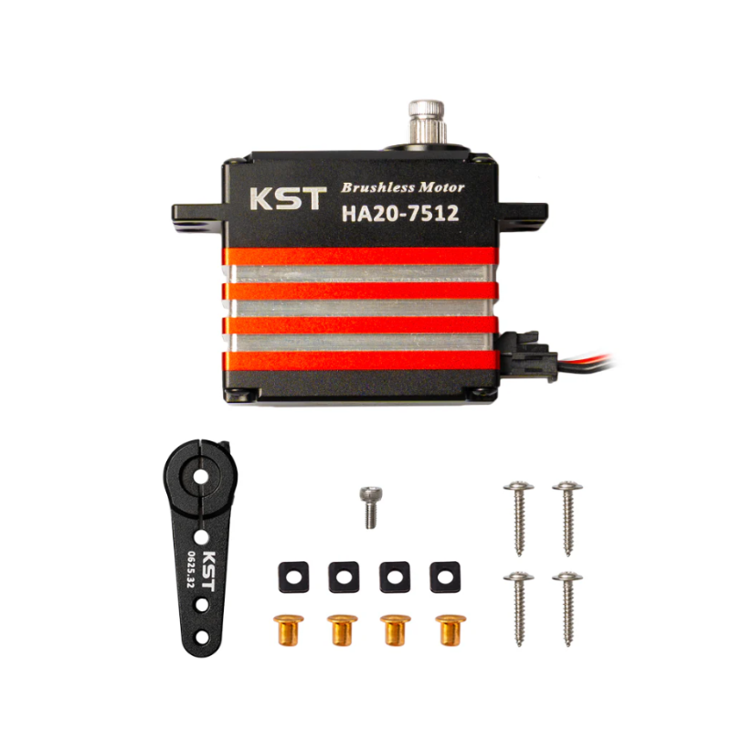 KST HA20-7512 Extreme-High-Torque Brushless Standard Servo 82Kgf.cm 0.11sec/60° For Large Scale RC Planes, Competition RC Planes & Industrial UAVs - Unmanned RC