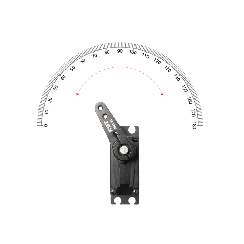 KST HA20-4515 Brushless Standard Servo 50Kgf.cm 0.13sec/60° Dual Ball Bearing for Large Scale RC Planes, Competition RC Planes & Industrial UAVs - Unmanned RC