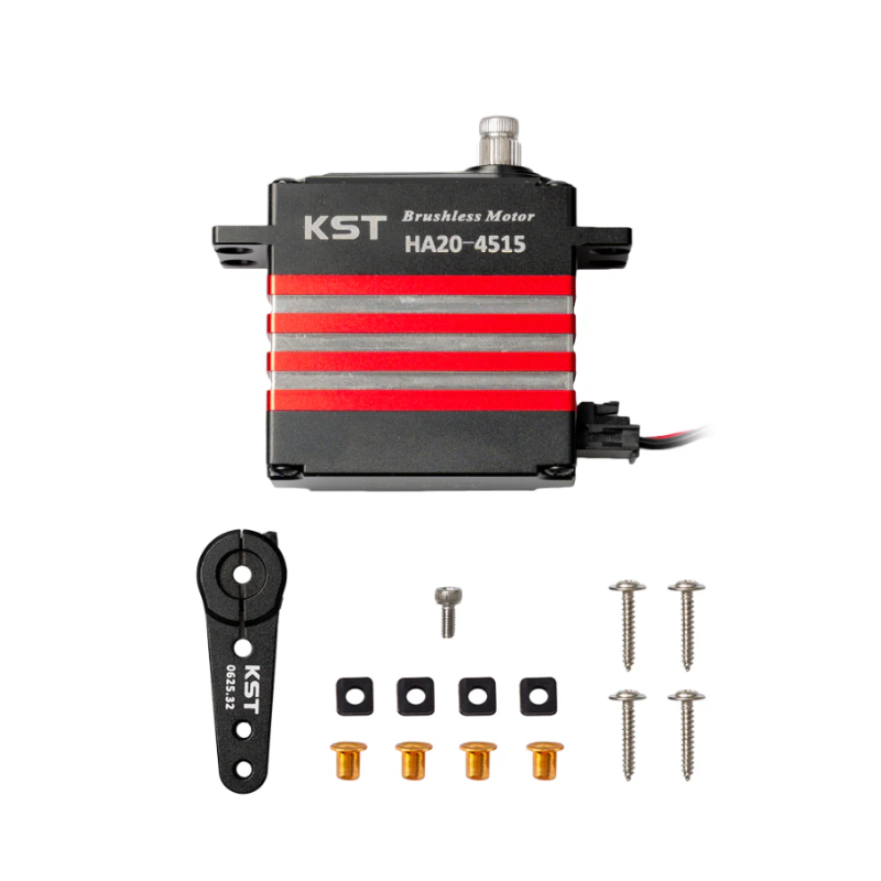 KST HA20-4515 Brushless Standard Servo 50Kgf.cm 0.13sec/60° Dual Ball Bearing for Large Scale RC Planes, Competition RC Planes & Industrial UAVs - Unmanned RC
