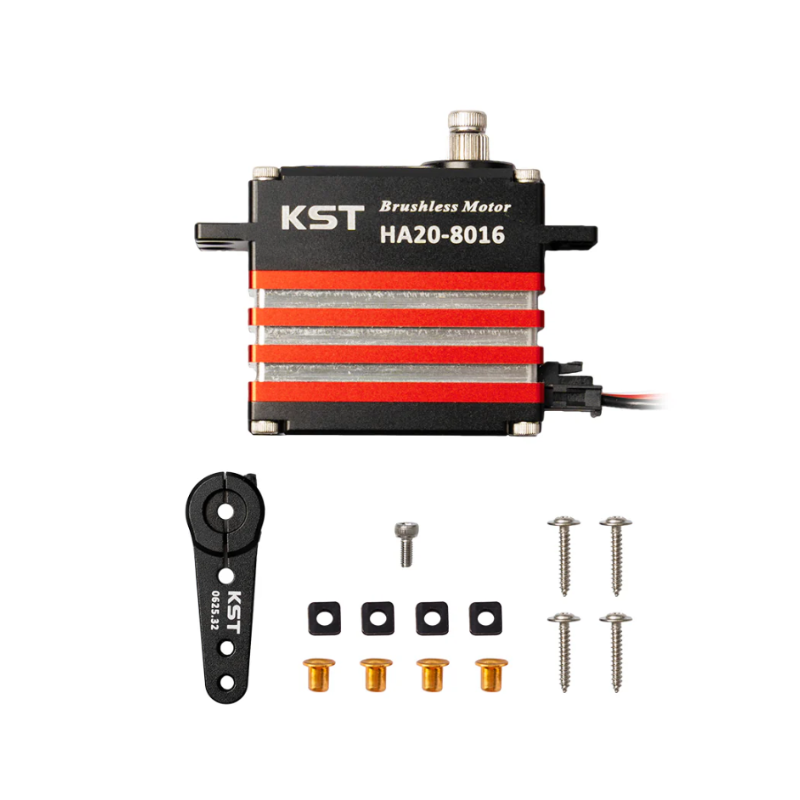 KST HA20-8016 Extreme-High-Torque Brushless Standard Servo 85Kgf.cm 0.15sec/60° For Large Scale RC Planes, Competition RC Planes & Industrial UAVs - Unmanned RC