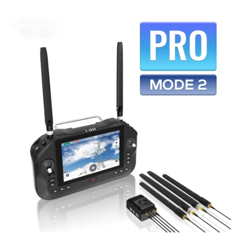 SIYI UniRC 7 / 7 Pro Dual Frequency 2.4 & 5 GHz Handheld Ground Station 40 KM Range Smart Controller - Unmanned RC