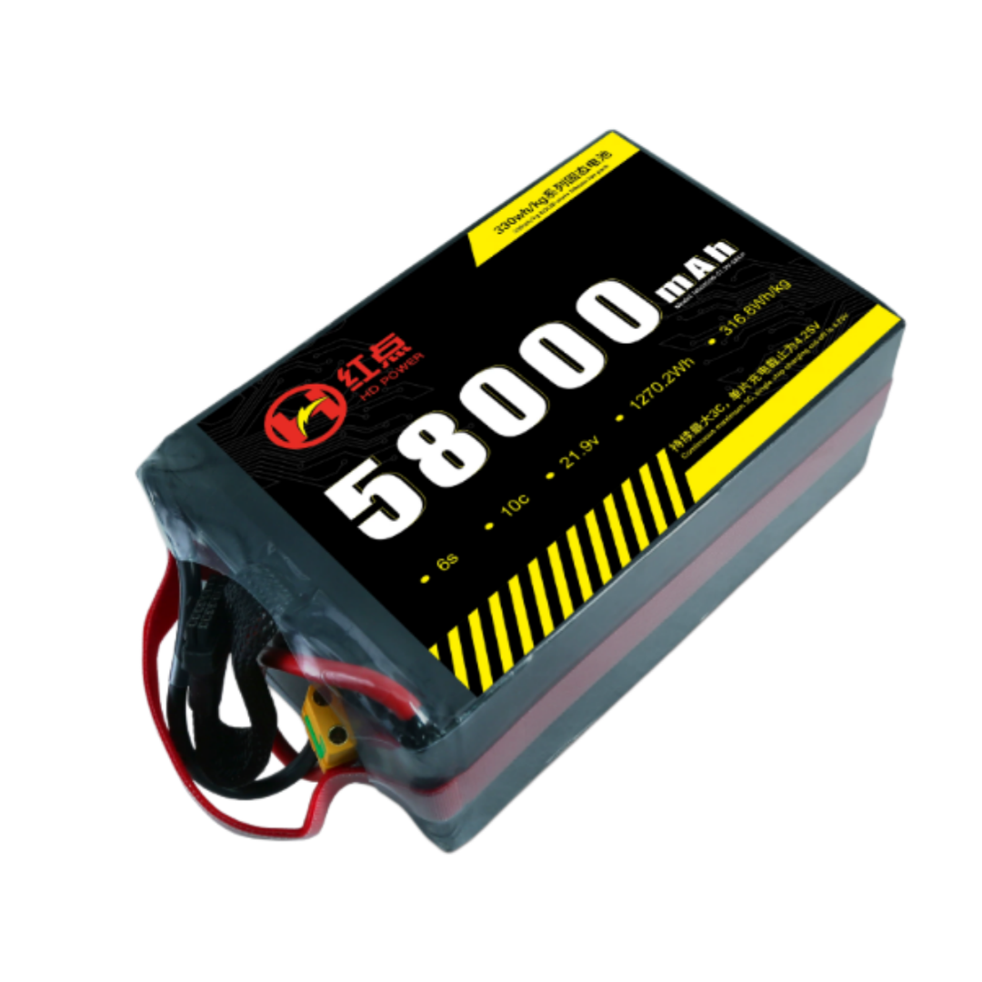RED -6S Solid State 330wh/kg Battery  9.8Ah~72Ah - Unmanned RC