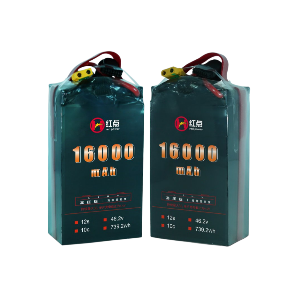 RED /Lithium-Polymer Battery/ 12S High energy density & HV 4.4V battery 8.7Ah~19.5Ah - Unmanned RC
