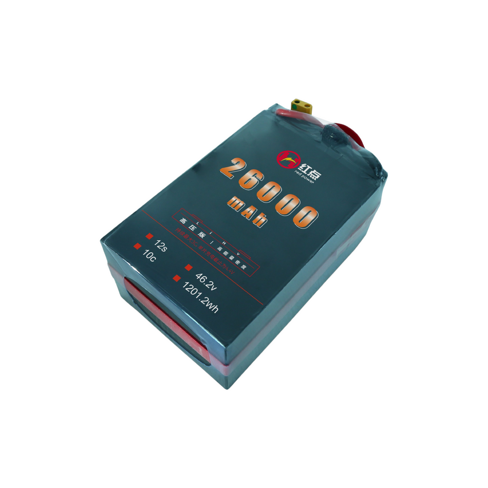 RED /Lithium-Polymer Battery/ 12S High energy density & HV 4.4V battery 23Ah~34Ah - Unmanned RC