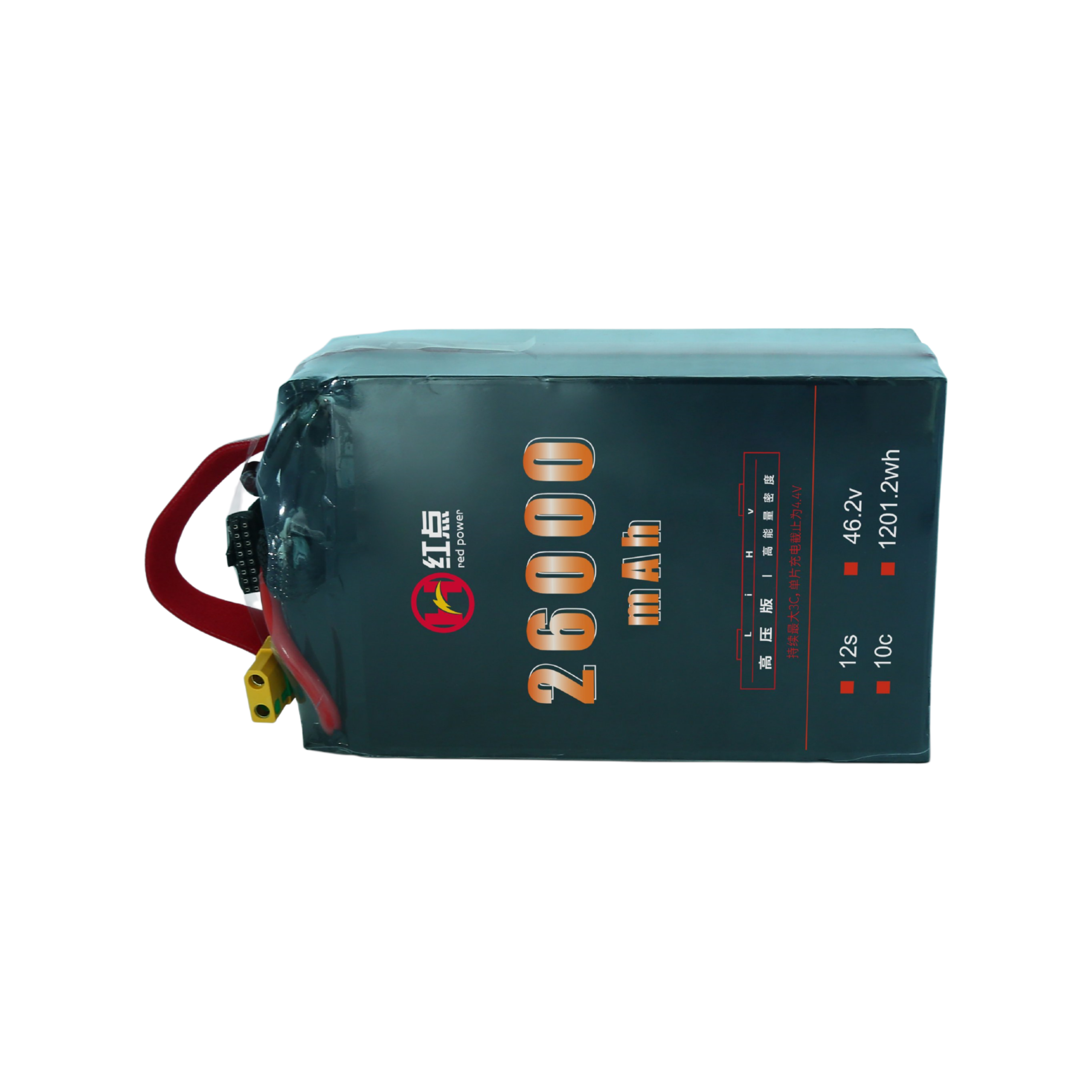 RED /Lithium-Polymer Battery/ 12S High energy density & HV 4.4V battery 23Ah~34Ah - Unmanned RC