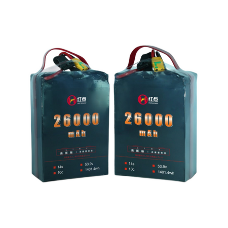 RED /Lithium-Polymer Battery/ 14S High energy density & HV 4.4V battery 23Ah~34Ah - Unmanned RC